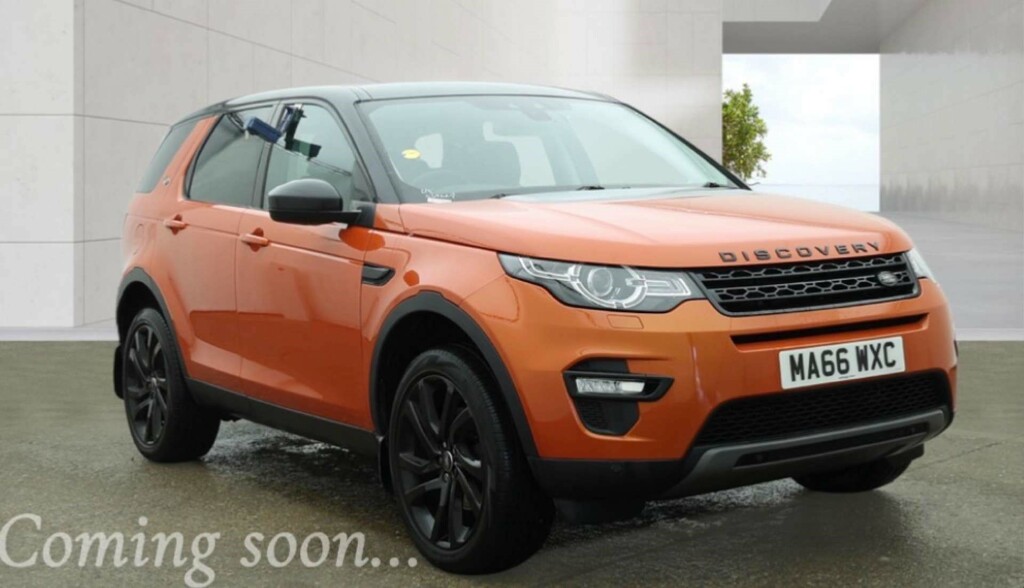 Land Rover Discovery Sport Black Hse Td4 4Wd Orange
