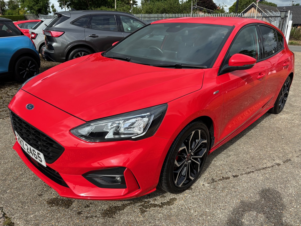Ford Focus 1.5 Ecoblue St-line X Euro 6 S S Red #3