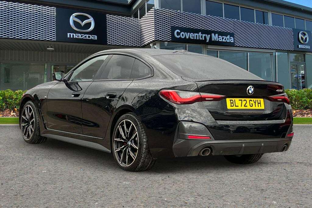 BMW 4 Series 2.0 420I M Sport Hatchback Euro 6 BL72GYH Black #2