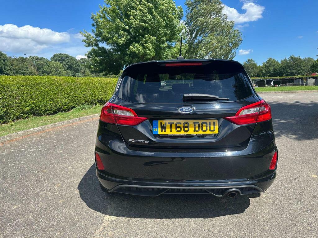 Ford Fiesta 1.0T Ecoboost St-line Euro 6 S S WT68DOU Black #6