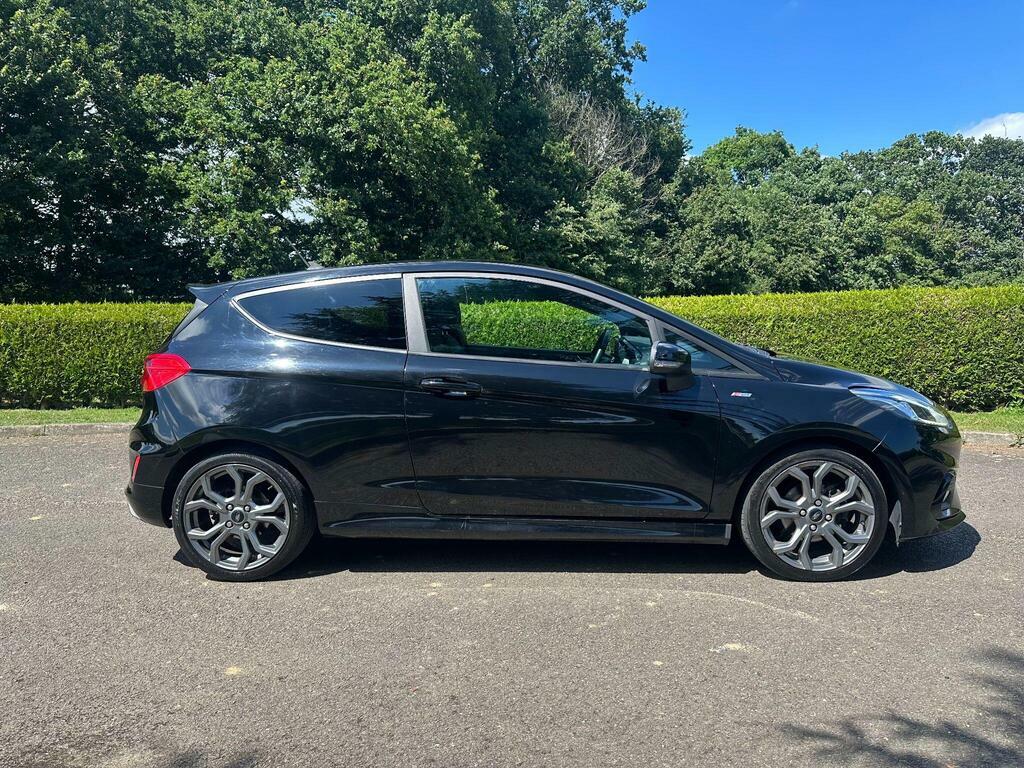 Ford Fiesta 1.0T Ecoboost St-line Euro 6 S S WT68DOU Black #3
