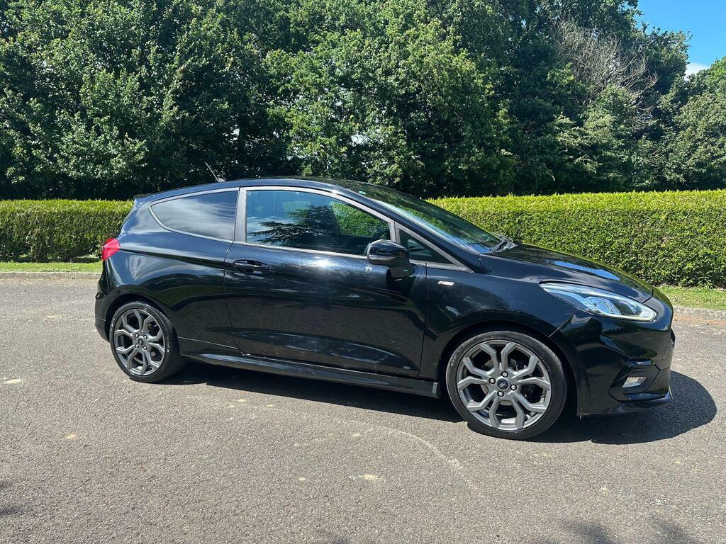 Ford Fiesta 1.0T Ecoboost St-line Euro 6 S S WT68DOU Black #2