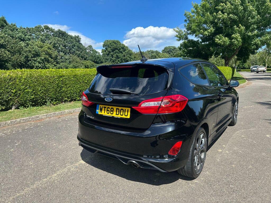 Ford Fiesta 1.0T Ecoboost St-line Euro 6 S S WT68DOU Black #5
