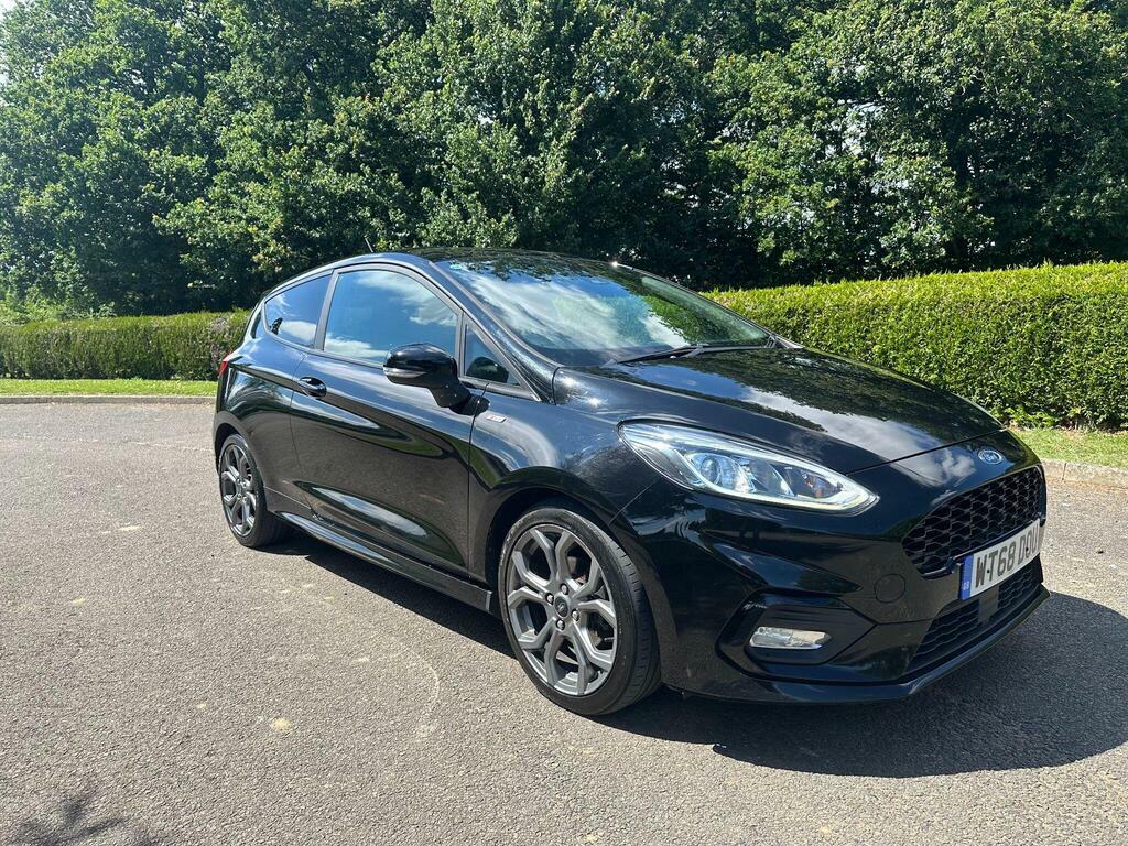 Ford Fiesta 1.0T Ecoboost St-line Euro 6 S S WT68DOU Black
