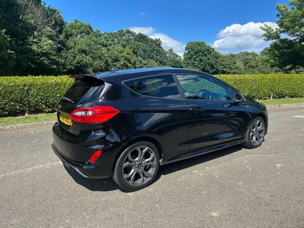 Ford Fiesta 1.0T Ecoboost St-line Euro 6 S S WT68DOU Black #4