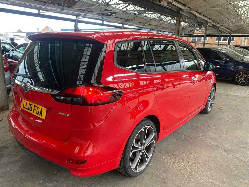 Vauxhall Zafira Tourer 1.4I Turbo Sri Euro 6 Red #4