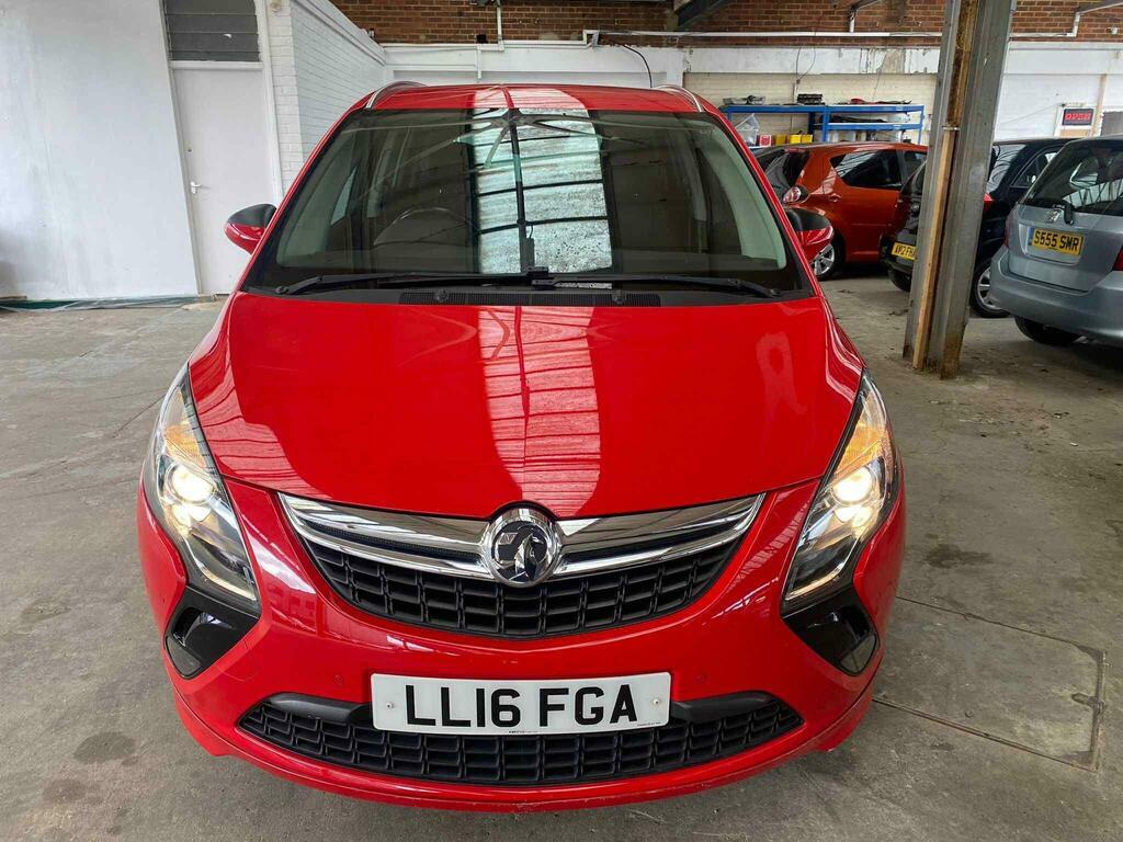 Vauxhall Zafira Tourer 1.4I Turbo Sri Euro 6 Red #2