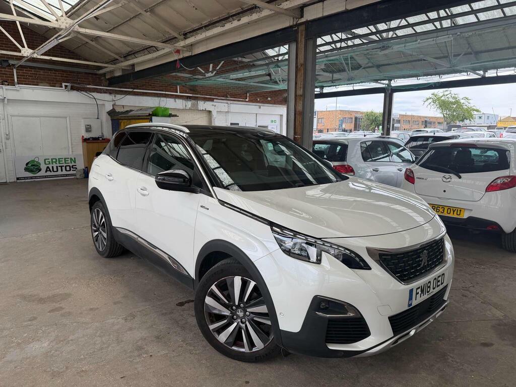 Peugeot 3008 1.2 Puretech Gt Line Premium Euro 6 S S White