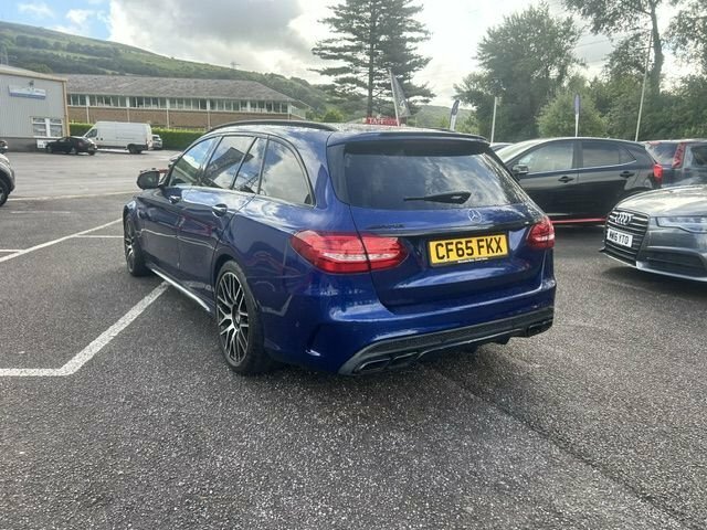 Mercedes-Benz C Class C63 V8 Biturbo Amg CF65FKX Blue #2