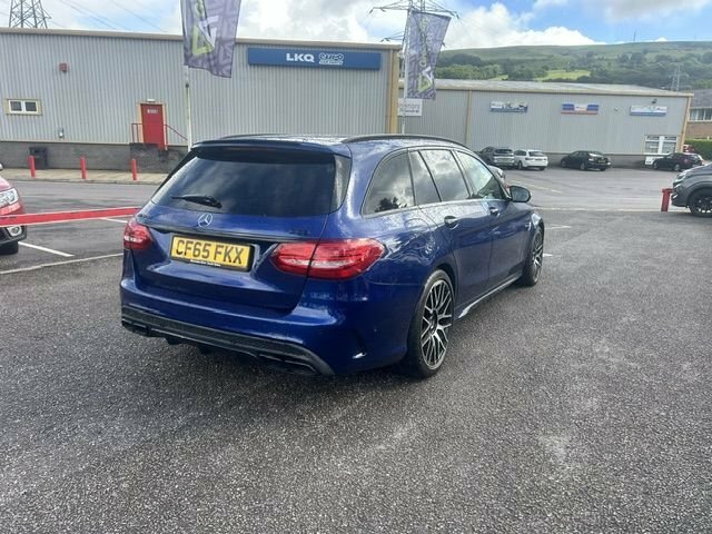 Mercedes-Benz C Class C63 V8 Biturbo Amg CF65FKX Blue #3