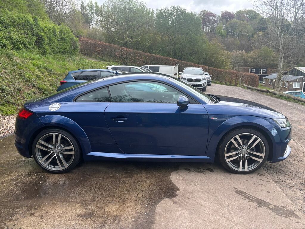 Audi TT 2.0 Tfsi S Line Coupe S Tronic Quattro KV15ETA Blue #4