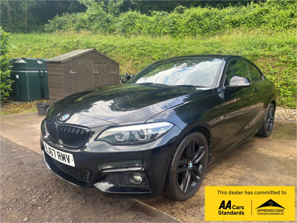 BMW 2 Series Gran Coupe 2.0 220D M Sport Coupe Euro 6 Ss BJ67RMV Black