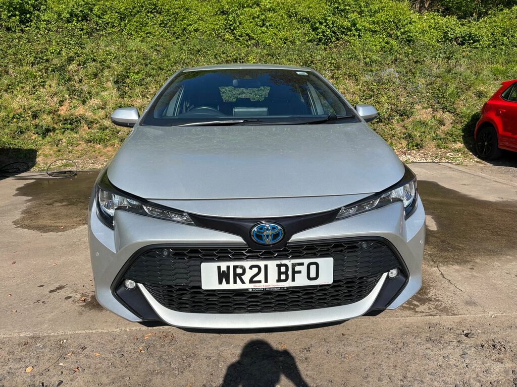Toyota Corolla 1.8 Vvt-h Gpf Icon Tech Hatchback Hybri WR21BFO Silver #2