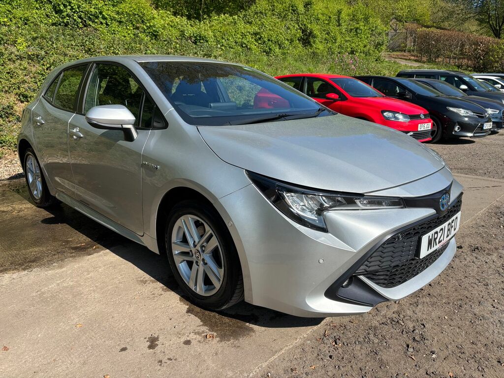 Toyota Corolla 1.8 Vvt-h Gpf Icon Tech Hatchback Hybri WR21BFO Silver #3