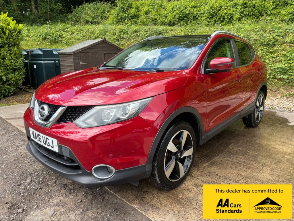Nissan Qashqai 1.5 Dci N-tec Suv 2Wd Euro 6 S WA16UGJ Red