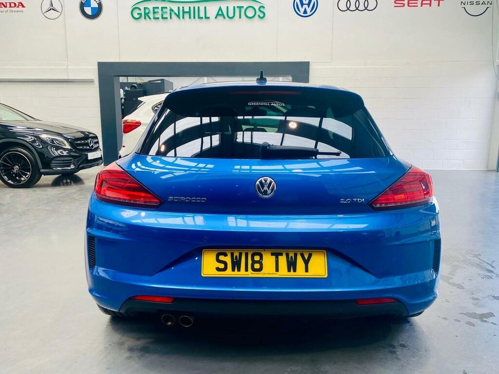 Volkswagen Scirocco 2.0 Tdi R-line Dsg Euro 6 Ss Blue #4