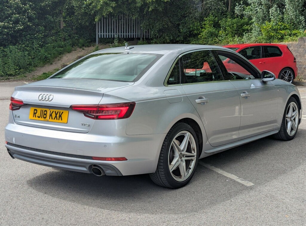 Audi A4 2.0 Tfsi S Line S Tronic Euro 6 Ss RJ18KXK Silver #3