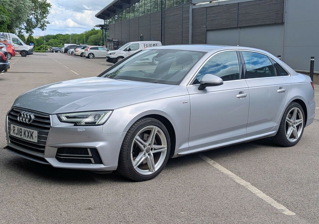 Audi A4 2.0 Tfsi S Line S Tronic Euro 6 Ss RJ18KXK Silver #4
