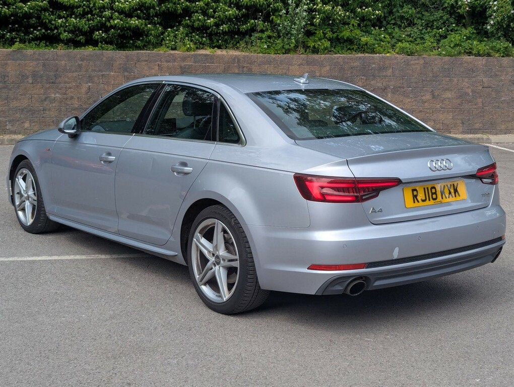 Audi A4 2.0 Tfsi S Line S Tronic Euro 6 Ss RJ18KXK Silver #2