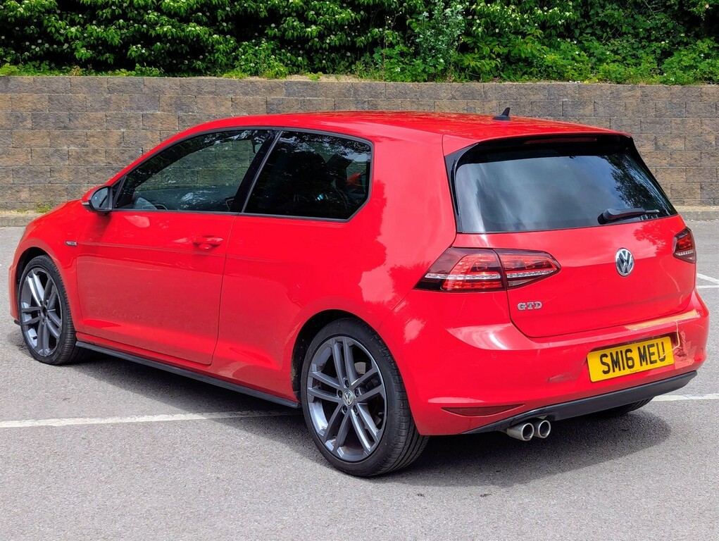 Volkswagen Golf 2.0 Tdi Bluemotion Tech Gtd Dsg Euro 6 Ss SM16MEU Red #2
