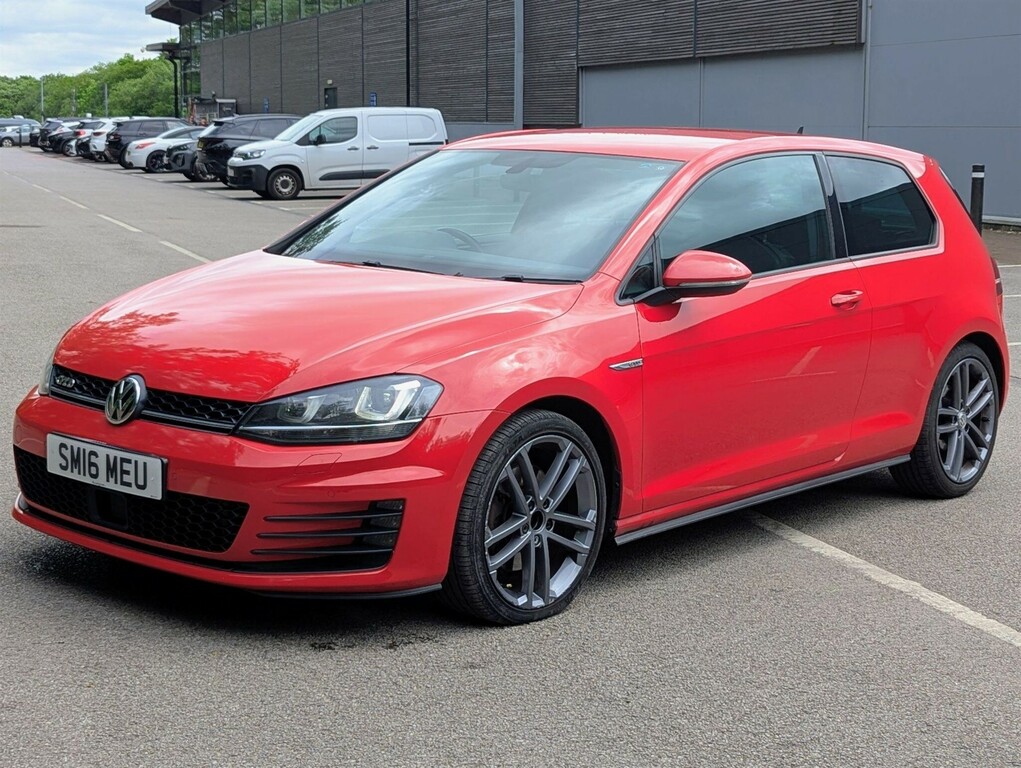 Volkswagen Golf 2.0 Tdi Bluemotion Tech Gtd Dsg Euro 6 Ss SM16MEU Red #4