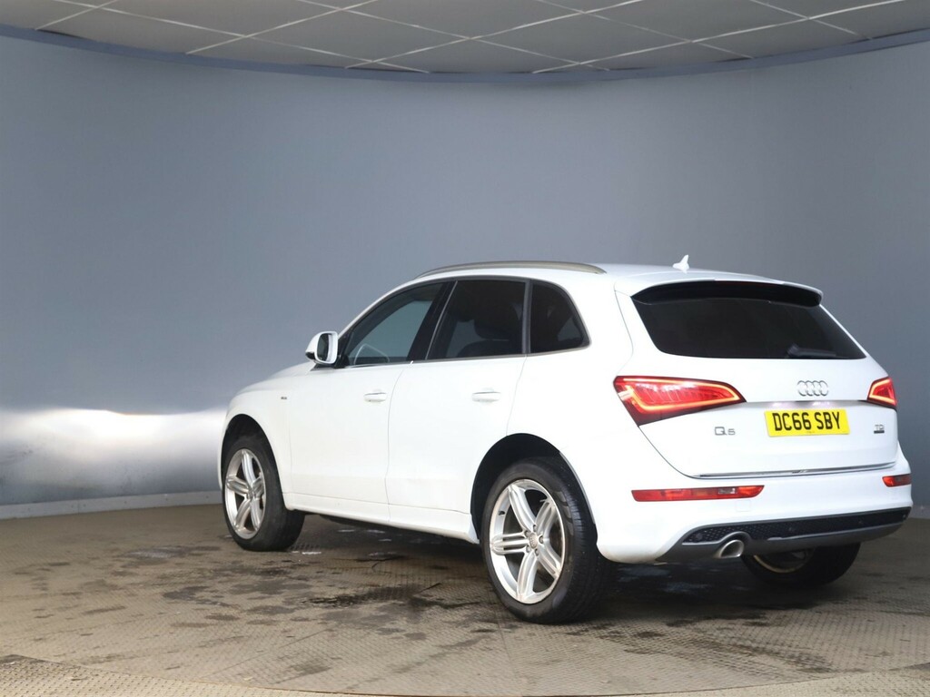 Audi Q5 2.0 Tdi S Line Plus S Tronic Quattro Euro 6 Ss White #6