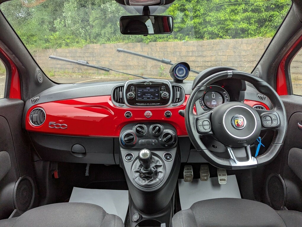 Abarth 595 Convertible 1.4 T-jet Competizione Cabrio Euro 6 2 Yellow #9