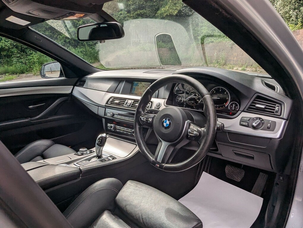 BMW 5 Series 2.0 520D M Sport Euro 6 Ss Silver #5