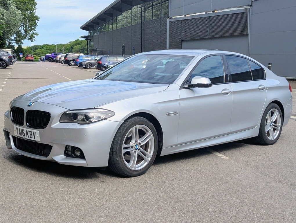 BMW 5 Series 2.0 520D M Sport Euro 6 Ss Silver #4