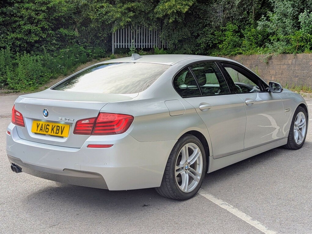 BMW 5 Series 2.0 520D M Sport Euro 6 Ss Silver #3