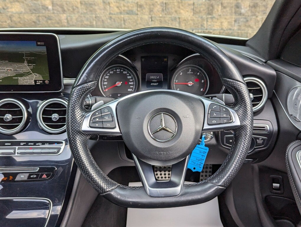 Mercedes-Benz C Class C220d Amg Line 9G-tronic Silver #13