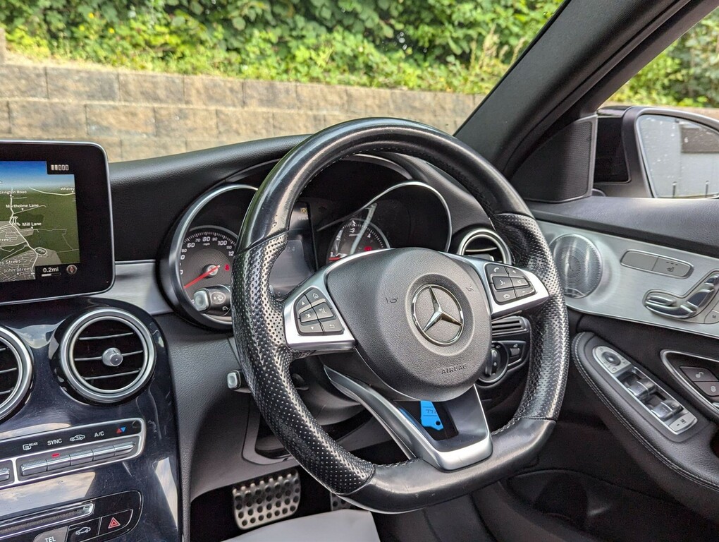 Mercedes-Benz C Class C220d Amg Line 9G-tronic Silver #35