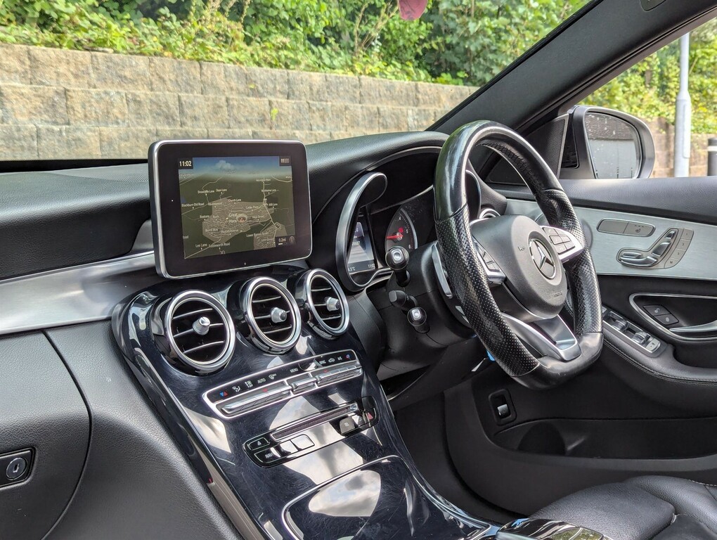 Mercedes-Benz C Class C220d Amg Line 9G-tronic Silver #7
