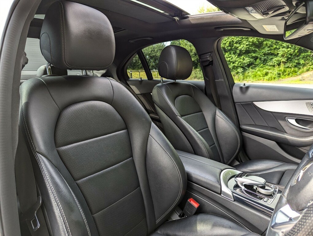Mercedes-Benz C Class C220d Amg Line 9G-tronic Silver #8