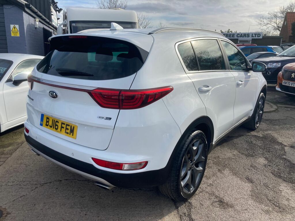 Kia Sportage 2.0 Crdi Gt-line Suv Awd Euro 6 BJ16FEM White #6