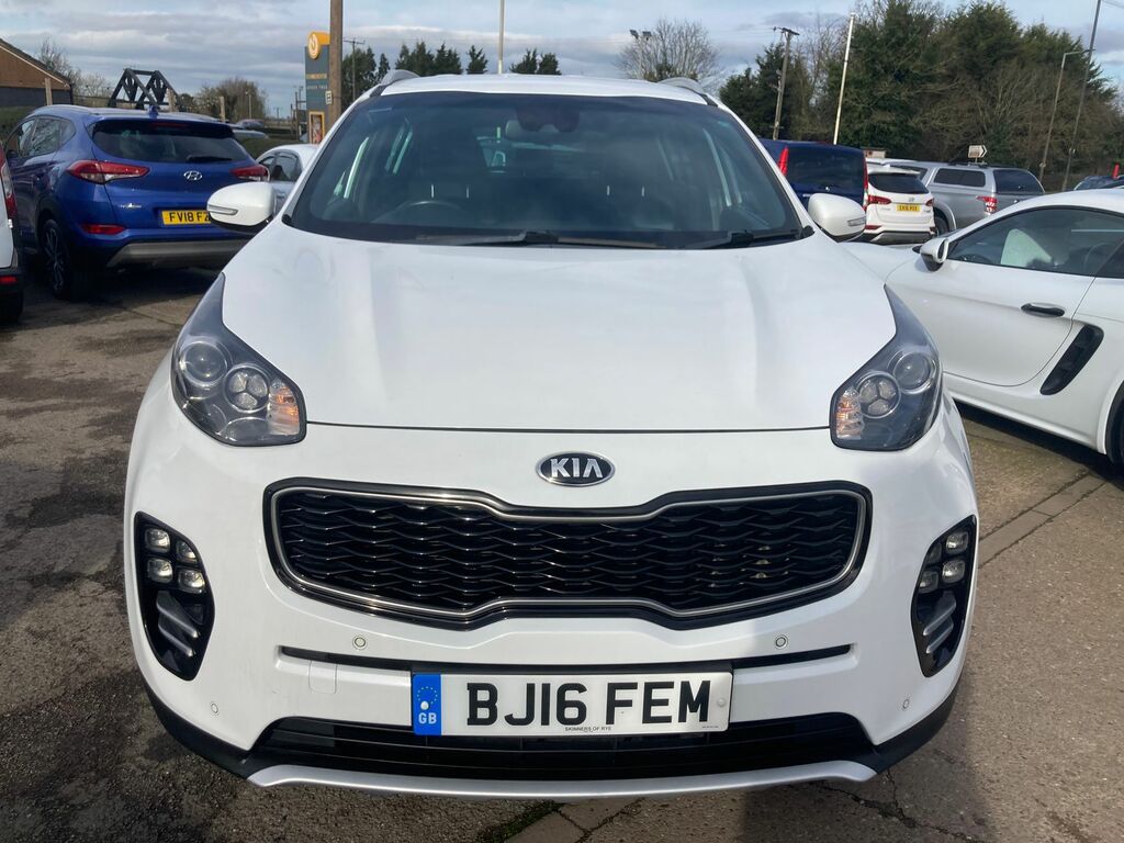 Kia Sportage 2.0 Crdi Gt-line Suv Awd Euro 6 BJ16FEM White #2