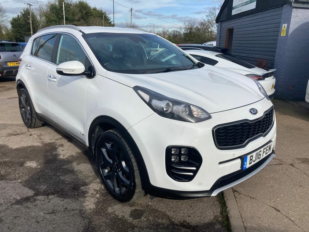 Kia Sportage 2.0 Crdi Gt-line Suv Awd Euro 6 BJ16FEM White #3