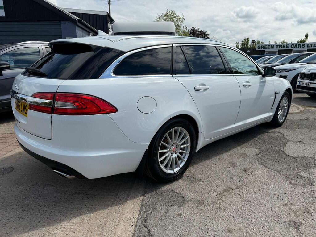 Jaguar XF 2.2D Se Business Sportbrake Euro 5 FH63LWS White #4