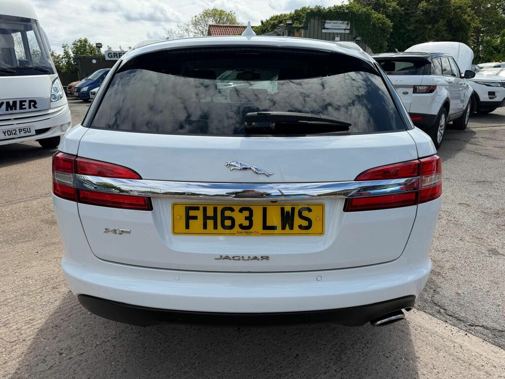 Jaguar XF 2.2D Se Business Sportbrake Euro 5 FH63LWS White #5