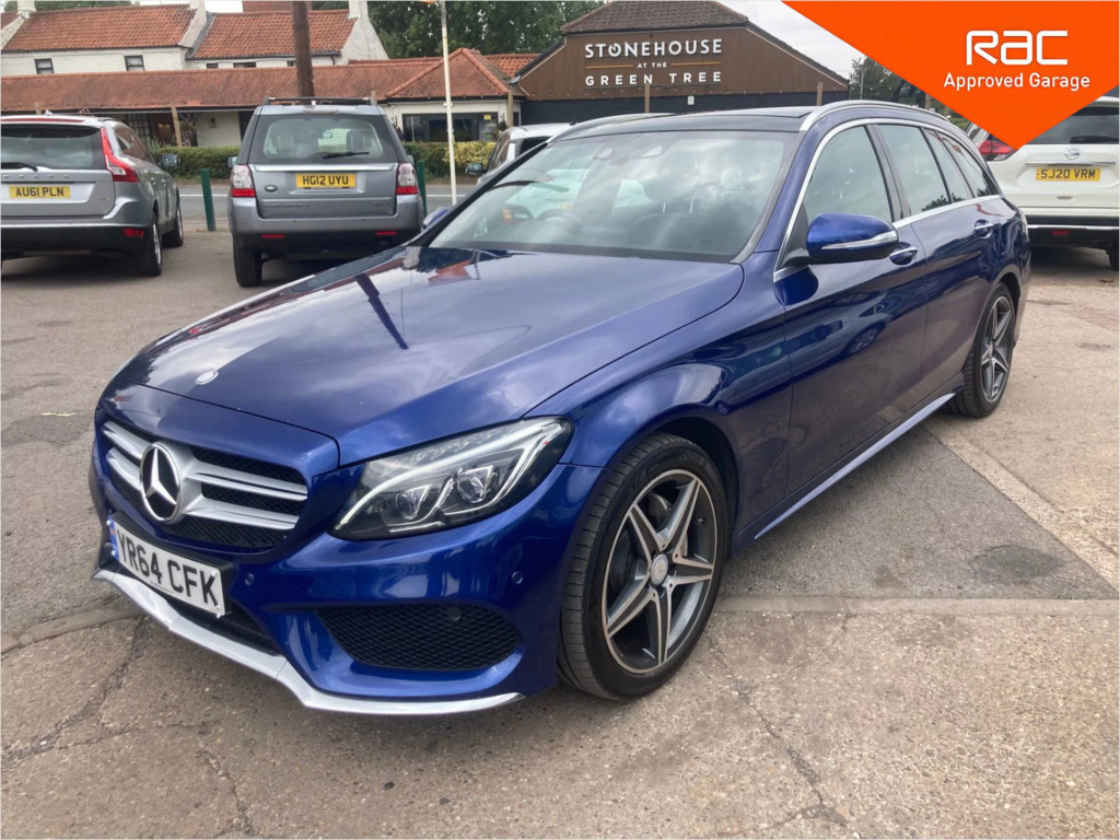 Mercedes-Benz C Class 2.1 C220 Bluetec Amg Line Estate G-tron Blue