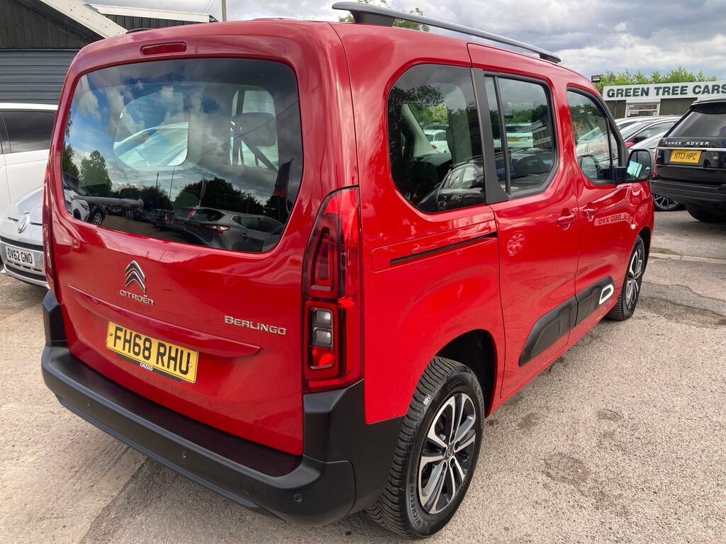 Citroen Berlingo 1.5 Bluehdi Flair M Mpv Euro 6 FH68RHU Red #5