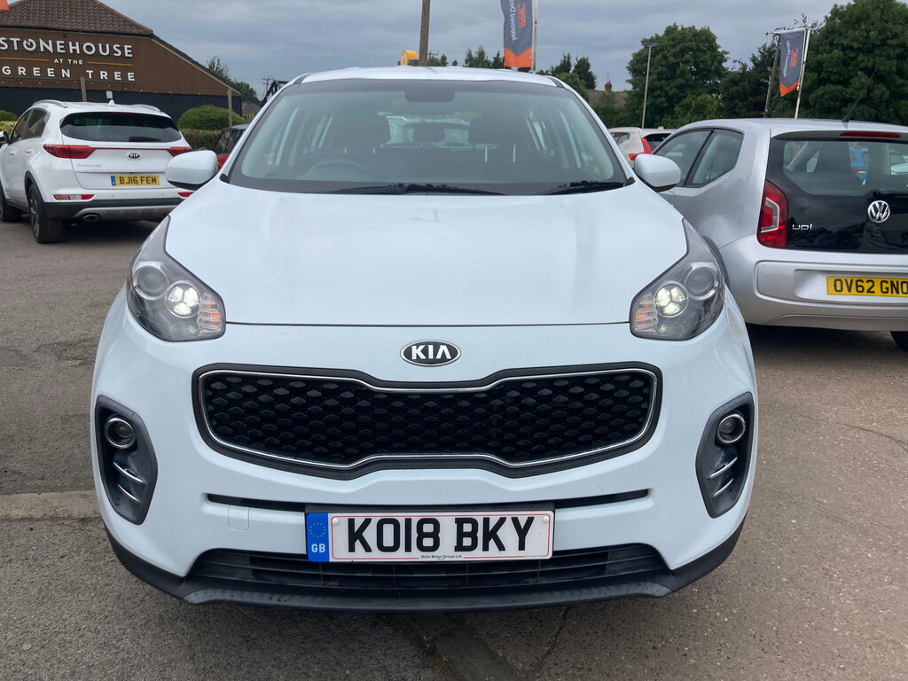 Kia Sportage 1.7 Crdi 1 Suv Euro 6 Ss 114 White #2