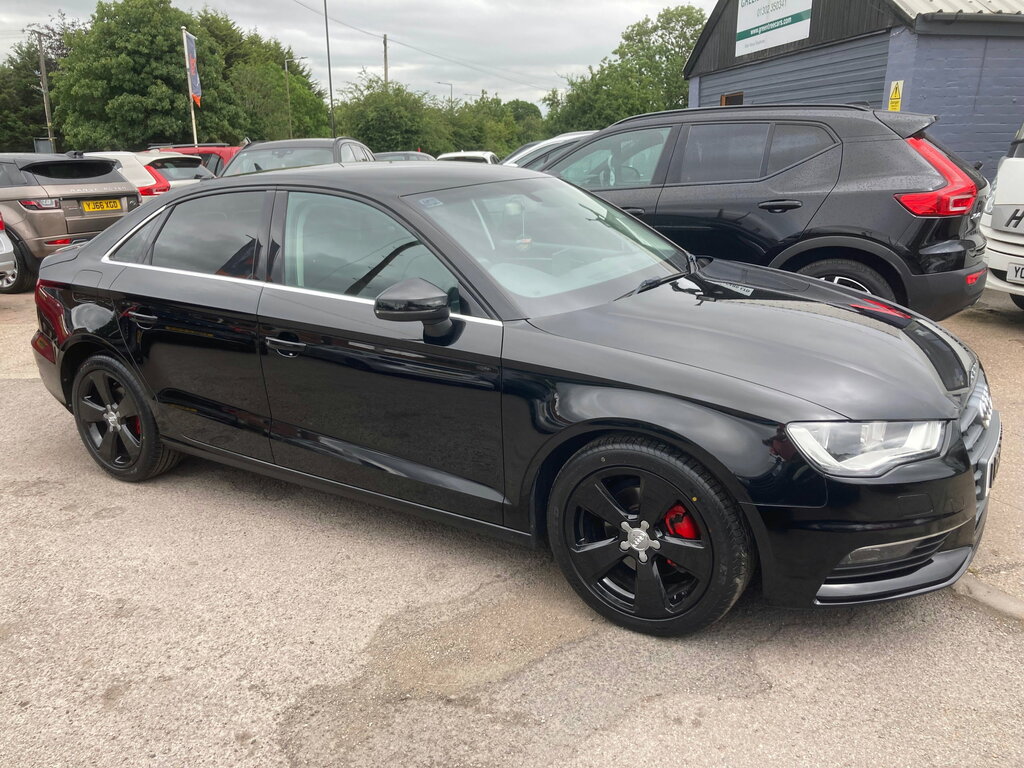 Audi A3 2.0 Tdi Sport Saloon S Tronic Euro 6 S Black #3