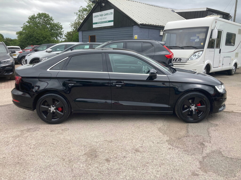 Audi A3 2.0 Tdi Sport Saloon S Tronic Euro 6 S Black #5