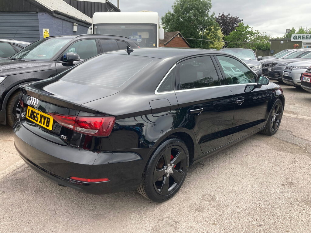 Audi A3 2.0 Tdi Sport Saloon S Tronic Euro 6 S Black #6