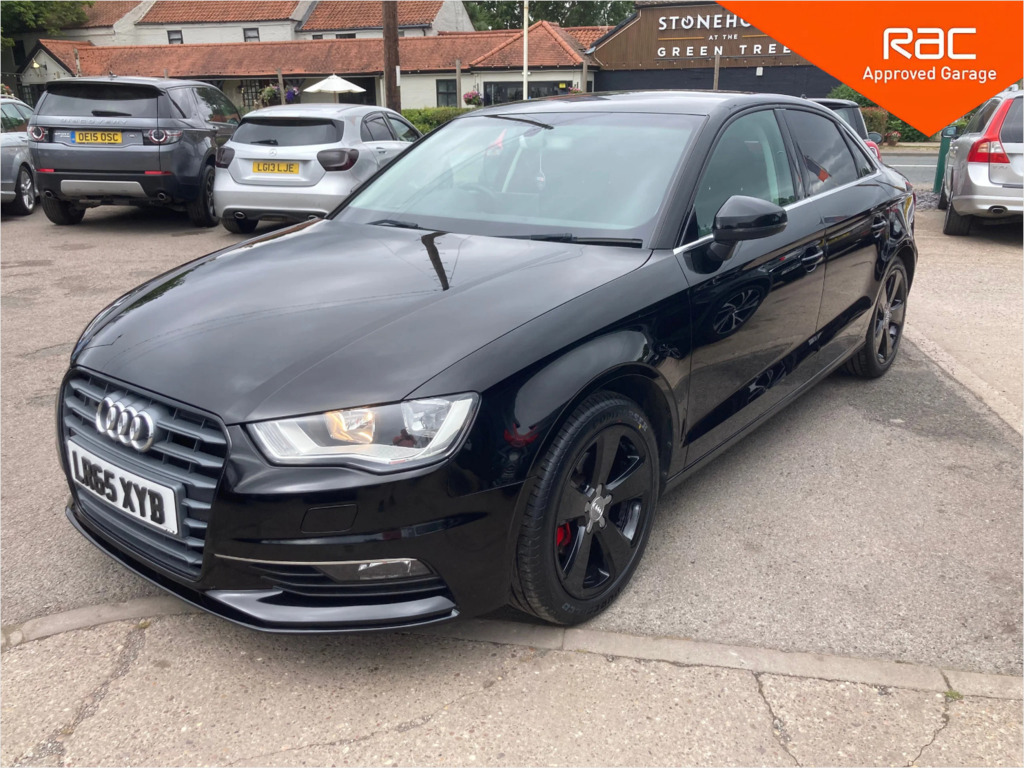 Audi A3 2.0 Tdi Sport Saloon S Tronic Euro 6 S Black