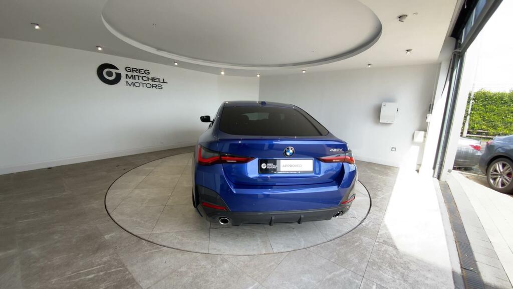 BMW 4 Series 420D Mht M Sport Step Tech Pack LF72AJR Blue #6