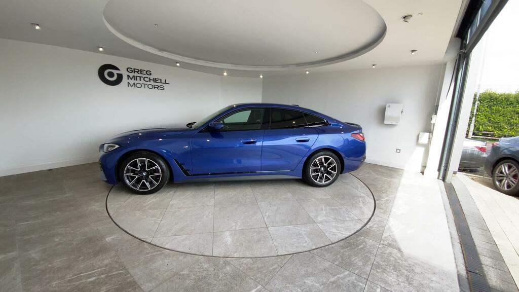 BMW 4 Series 420D Mht M Sport Step Tech Pack LF72AJR Blue #4