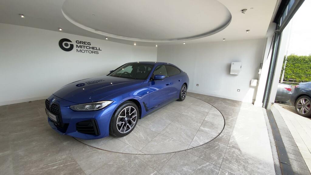 BMW 4 Series 420D Mht M Sport Step Tech Pack LF72AJR Blue #3