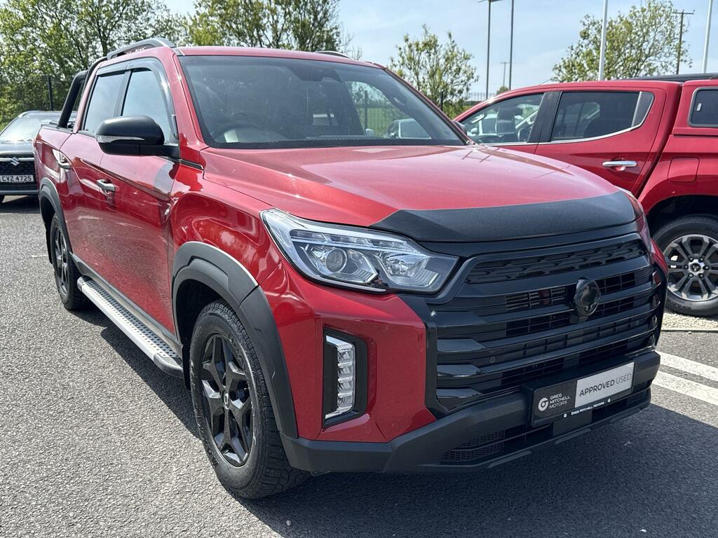 SsangYong Musso 2.2 Double Cab Pick Up Saracen BVZ1099 Red #3